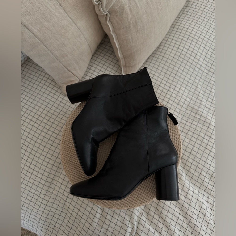 SANDRO leather ankle boots